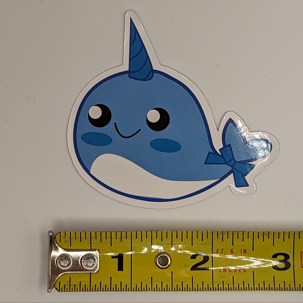 Narwhal Sticker - Picture 2 of 2